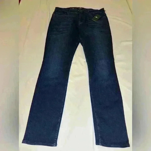 NWT Men’s 7 For All Mankind Paxtyn Luxe Performance Skinny Fit Western Jeans - Picture 7 of 14